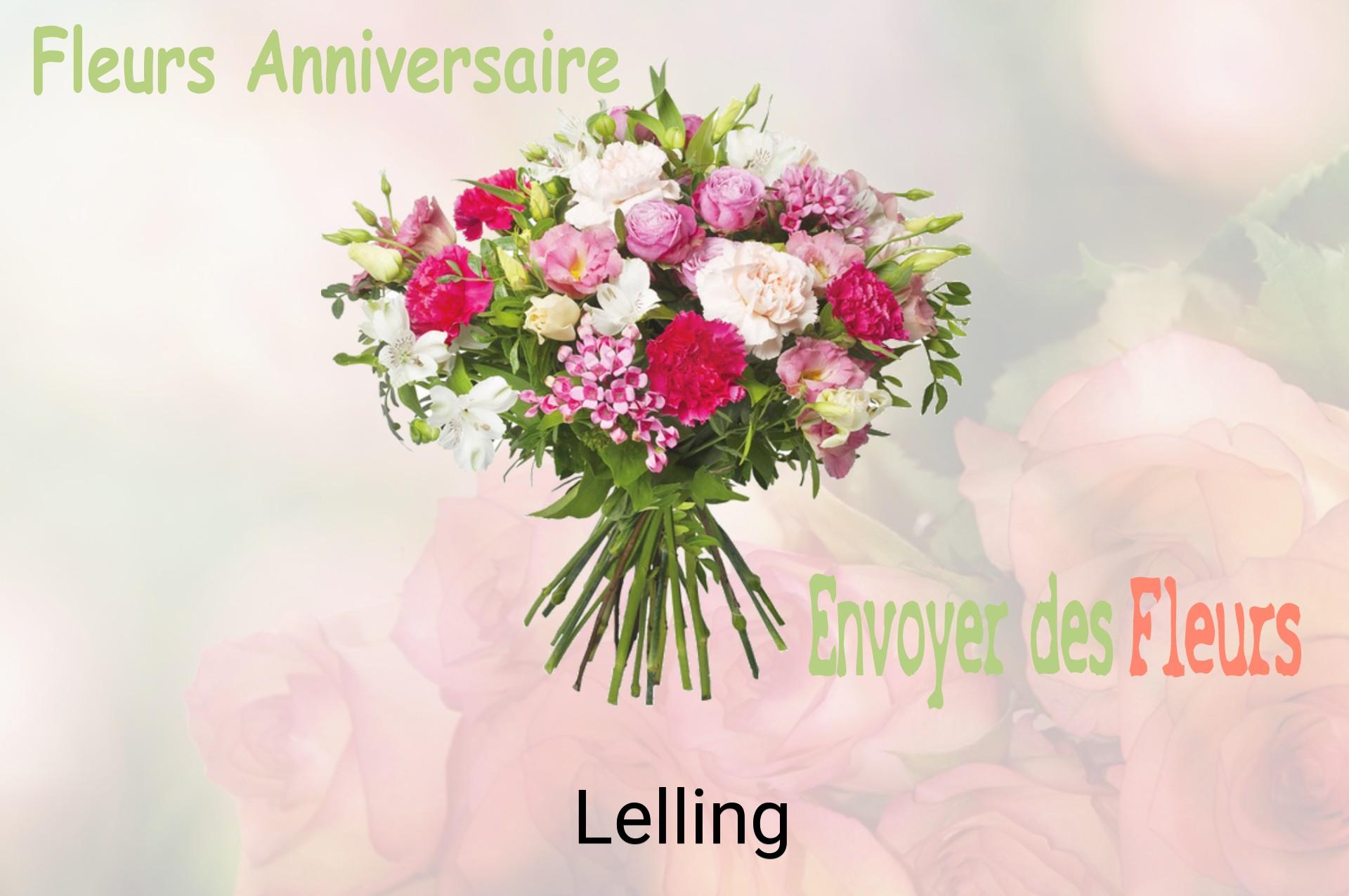 Bouquet de fleurs d’anniversaire livré à Lelling